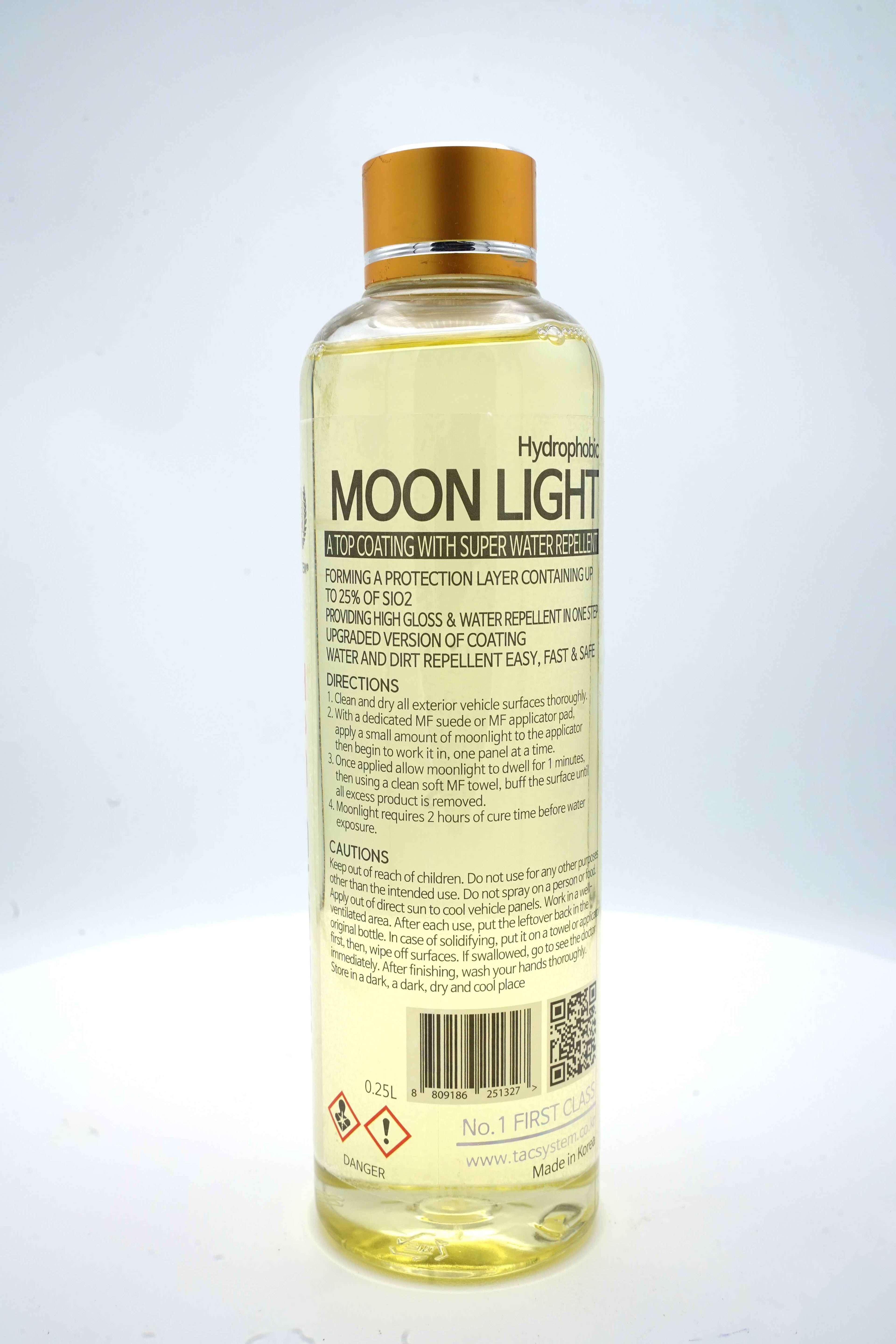 TAC SYSTEM Moon Light Ceramic Coating – 25% SiO2 Spray for Paint & Wraps