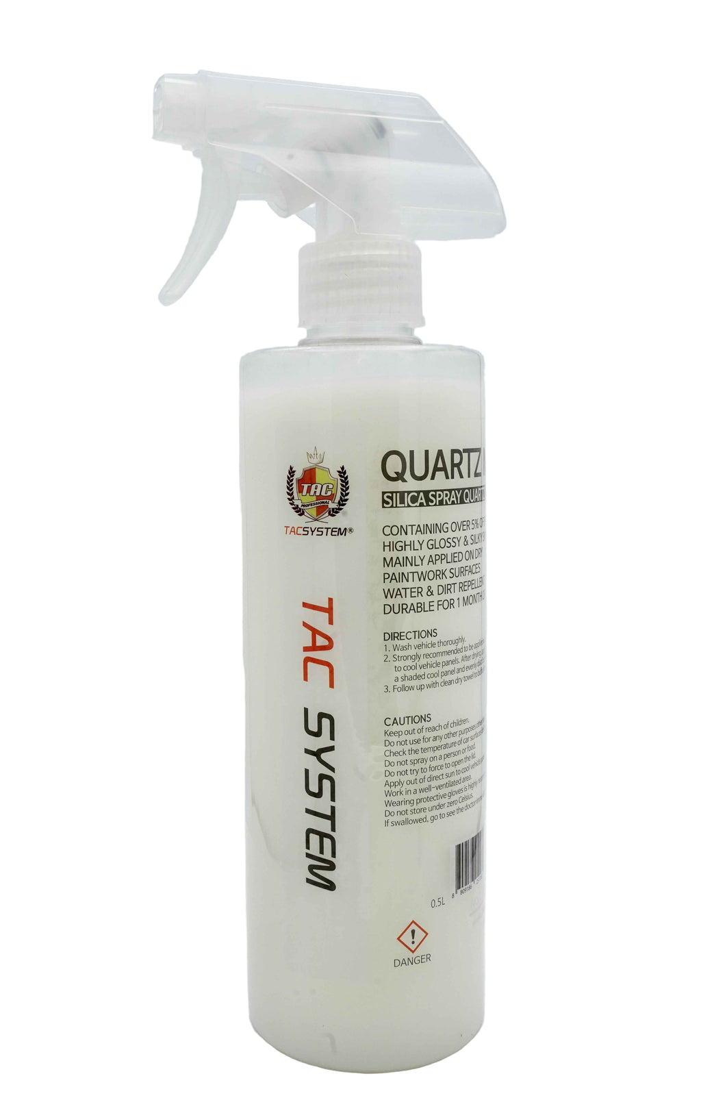 TAC SYSTEM Quartz Max SiO₂ Spray - Ultimate Detailing and Coating Maintainer for Shine and Protection