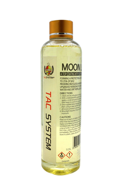 TAC SYSTEM Moon Light Ceramic Coating – 25% SiO2 Spray for Paint & Wraps
